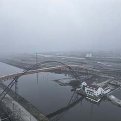 Harbor Yak - Foggy day over our facility.