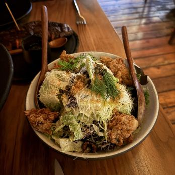 Porzana - Caesar Salad with fried oysters: GET THIS!!! Best salad we have ever had! - Steakhouses Near Me - Minneapolis, Minnesota Porzana - Caesar Salad with fried oysters: GET THIS!!! Best salad we have ever had! - Steakhouses Near Me - Minneapolis, Minnesota