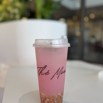 The Moon Coffee - Pink Drink - Bubble Tea Near Me - Costa Mesa, California