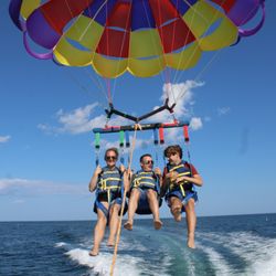Hampton Beach Parasail & Paddle Board - Hanging out with friends!