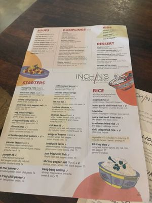Menu photo 2 Inchin's Bamboo Garden Charlotte, NC