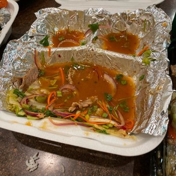 Changs Thai Cuisine - Look how saucy that 13. Beef Salad is! - Thai Near Me - Sacramento, California