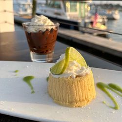 Harbor Lights - Key lime pie and chocolate mousse