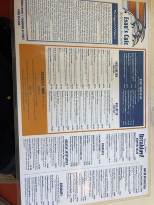 Menu photo 2 Esau's Cafe Carpinteria, CA