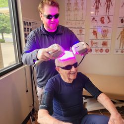 Combining Muscle Stimulation and Light Therapy, we activate your body's natural healing and recovery systems at the same time!