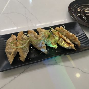 Katsuyama - Pan fried beef bulgogi dumplings - Izakaya Near Me - Palm Desert, California Katsuyama - Pan fried beef bulgogi dumplings - Izakaya Near Me - Palm Desert, California