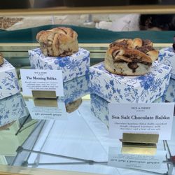 Bakery stand at the flea market (cookies & mini babkas)