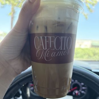 Cafecito Mi Amor - Flan brûlée late - Coffee & Tea Near Me - Rialto, California