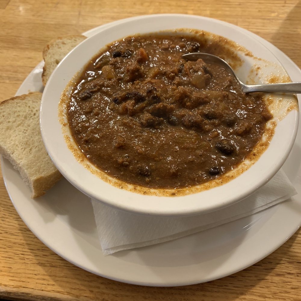 The Driftless Cafe - This was called a bolognese soup.  Like a chili but some Indian influences, like Tumeric. - Sandwiches Near Me - Viroqua, Wisconsin