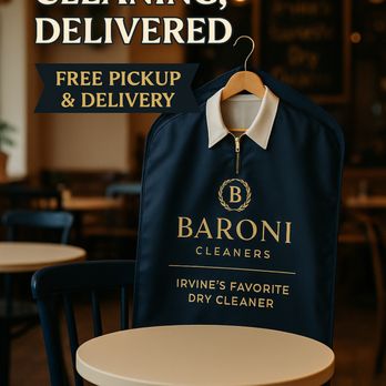 Baroni Cleaners & Tailoring - Baroni Cleaners -- premium dry cleaning, delivered to your door.  Free pickup, fast turnaround, and 10% off your first order in Irvine! - Sewing & Alterations Near Me