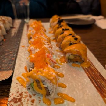 Hamachi 34 - Hot Girl Roll (left), Sex on the Beach Roll (Right) - Japanese Near Me - New York, New York