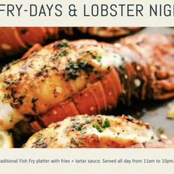 Main Deck - Fish Fry platter with fries + tartar sauce. Served all day from 11am to 10pm.