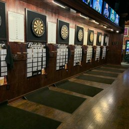 Tons of dartboards!