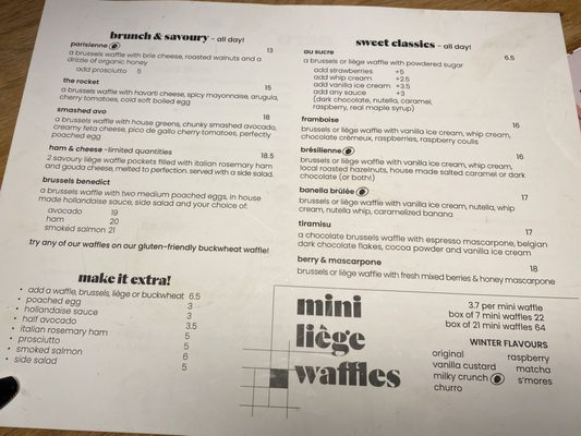Menu photo 8 Nero Waffles Vancouver, BC