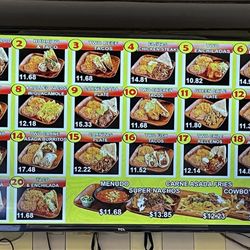 Filiberto's example menu