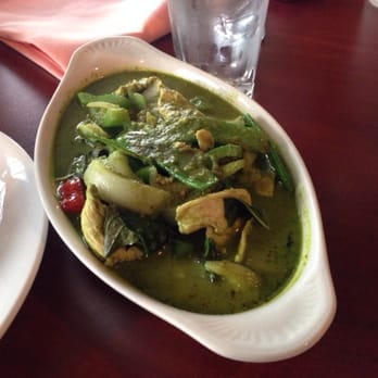 Koung Thai Restaurant  - Green curry with chicken...very good! - Thai Near Me - Rockwall, Texas