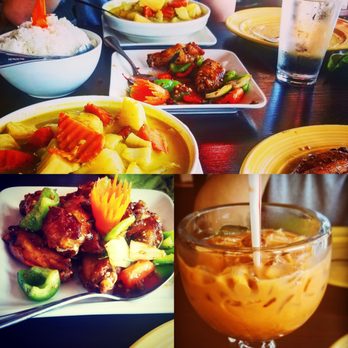 Siri Thai - Yellow curry with chicken, basil chicken wings and the best thai iced tea in town! - Thai Near Me - Portland, Oregon Siri Thai - Yellow curry with chicken, basil chicken wings and the best thai iced tea in town! - Thai Near Me - Portland, Oregon