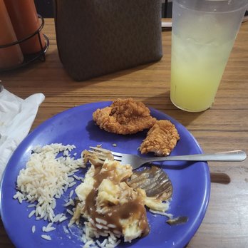 Casey's Buffet and BBQ - Fried fish, rice and mash potatoes with gravy. - Southern Near Me - Wilmington, North Carolina Casey's Buffet and BBQ - Fried fish, rice and mash potatoes with gravy. - Southern Near Me - Wilmington, North Carolina