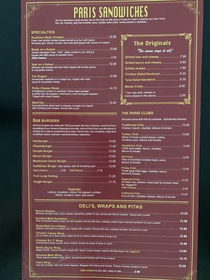 Menu photo 3 Paris Diner Paris, ON Menu photo 3 Paris Diner Paris, ON