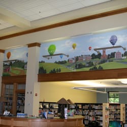 The Airbrush Shack - portion  of  a mural in a library