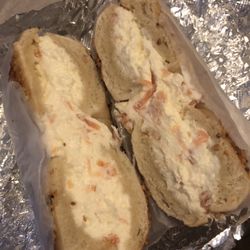 LA Pizzeria & Bagel - Lox Spread Bagel