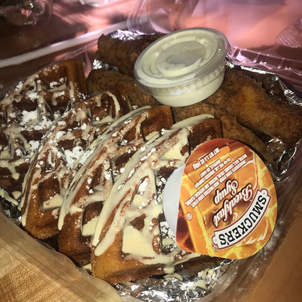 World Famous Boynton Beach - Chicken and waffles ; no velvet today so "white" velvet - New American Near Me - Boynton Beach, Florida World Famous Boynton Beach - Chicken and waffles ; no velvet today so "white" velvet - New American Near Me - Boynton Beach, Florida