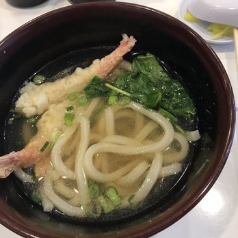 Rice Blvd - Shrimp Udon Soup (I ate the half egg already) - Sushi Bars Near Me - Toledo, Ohio