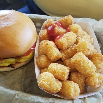 The Backyard - Cheese bugers with fries and tots - Burgers Near Me - New Orleans, Louisiana