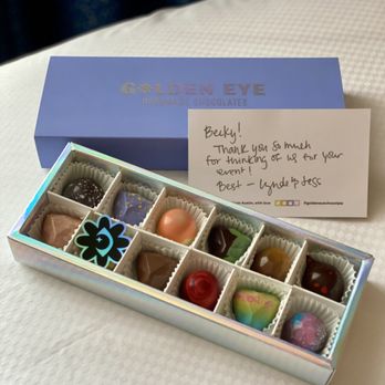 Golden Eye Chocolates - Thank you Golden Eye! - Chocolatiers & Shops Near Me - Austin, Texas Golden Eye Chocolates - Thank you Golden Eye! - Chocolatiers & Shops Near Me - Austin, Texas