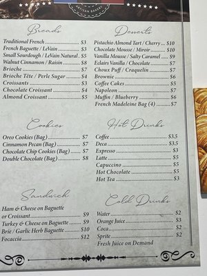 Menu photo 3 L’atelier Des Pains Delray Beach, FL