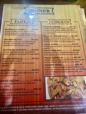 Menu photo 1 El Charro Beer Show Low, AZ