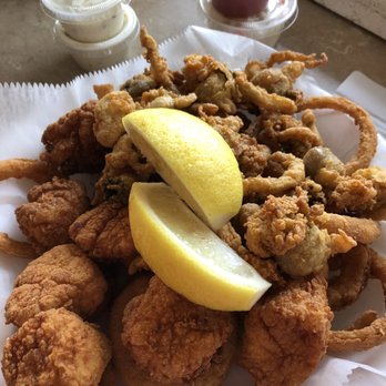 Sandbar Seafood - Whole bell clam and scallops- very good!! No atmosphere but worth a visit!!! - Seafood Near Me - West Haven, Connecticut Sandbar Seafood - Whole bell clam and scallops- very good!! No atmosphere but worth a visit!!! - Seafood Near Me - West Haven, Connecticut
