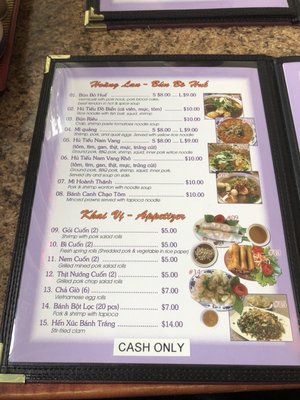 Menu photo 8 Hoang Lan Seattle, WA