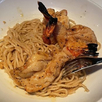 AnQi Bistro - An's Famous Garlic Noodles with Grilled Prawns - Asian Fusion Near Me - Costa Mesa, California AnQi Bistro - An's Famous Garlic Noodles with Grilled Prawns - Asian Fusion Near Me - Costa Mesa, California
