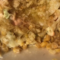 Maicito de queso drenched in oil not pineapple sauce.