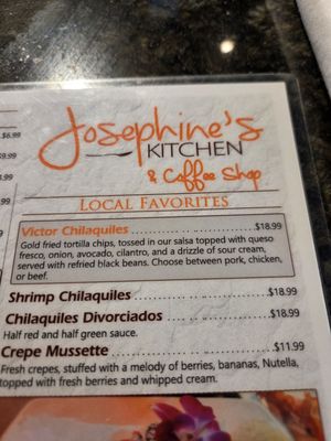 Menu photo 2 Josephine's Kitchen & Coffee Shop Port Isabel, TX Menu photo 2 Josephine's Kitchen & Coffee Shop Port Isabel, TX