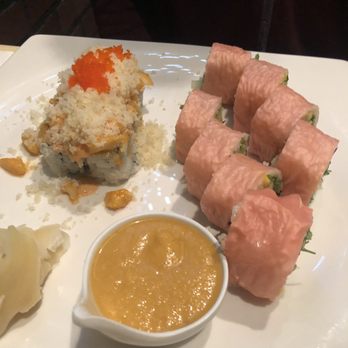 Blue Wazabi - Save the planet roll and Volcano Eruption Roll - Japanese Near Me - Madison, New Jersey