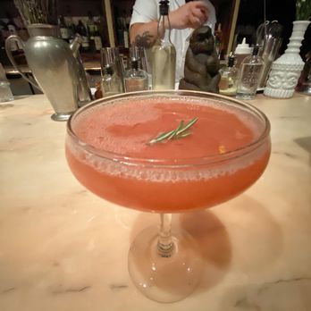 Apotheke - DR. RUTH Vodka with Rosemary, Strawberries, Lime & Agave, Champagne Topper, APO Libido Bitters - Cocktail Bars Near Me - New York, New York Apotheke - DR. RUTH Vodka with Rosemary, Strawberries, Lime & Agave, Champagne Topper, APO Libido Bitters - Cocktail Bars Near Me - New York, New York