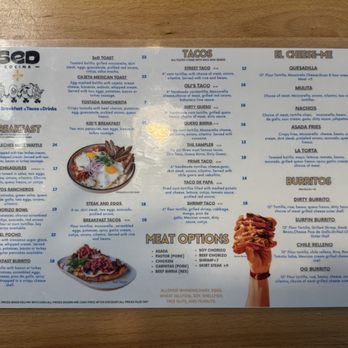SeD Cocina - Current menu, early September 2026. - Mexican Near Me - Montclair, California