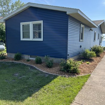 Northern Roots Landscaping - Landscape overhaul. New granite edgers cut and installed with all natural cedar mulch. - Landscaping Near Me - Fargo, North Dakota Northern Roots Landscaping - Landscape overhaul. New granite edgers cut and installed with all natural cedar mulch. - Landscaping Near Me - Fargo, North Dakota