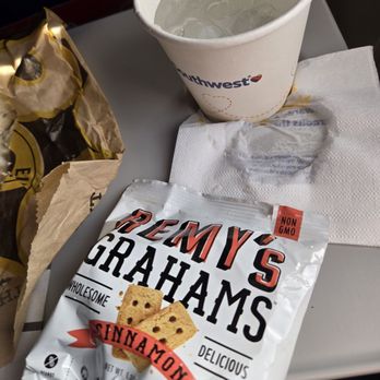 Southwest Airlines - Awww nuts!! No pretzels this time.. I got the doggy biscuits!! Lol - Airlines Near Me - San Diego, California
