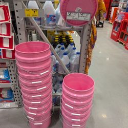 Lowe's Home Improvement - Cute pink buckets with matching lid
