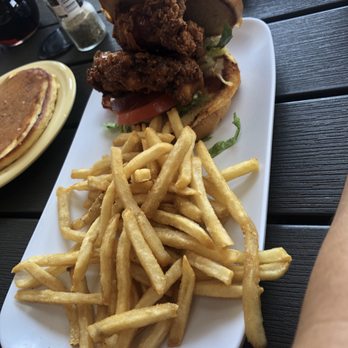 Ruby Sunshine Homewood - Fried Chicken Sandwich- sweet heat style - Breakfast & Brunch Near Me - Birmingham, Alabama Ruby Sunshine Homewood - Fried Chicken Sandwich- sweet heat style - Breakfast & Brunch Near Me - Birmingham, Alabama