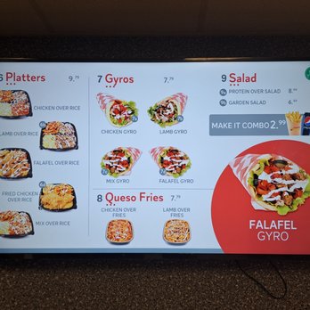 Crispy Halal - Menu for platters, gyros, protein over fries, salad bowls - Mediterranean Near Me - Allentown, Pennsylvania