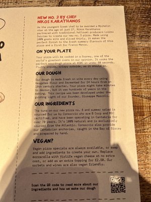 Menu photo 1 Franco Manca London, XGL