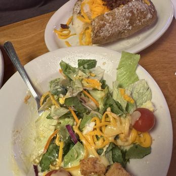 Texas Roadhouse - Salad with blue cheese dressing - Steakhouses Near Me - Cromwell, Connecticut