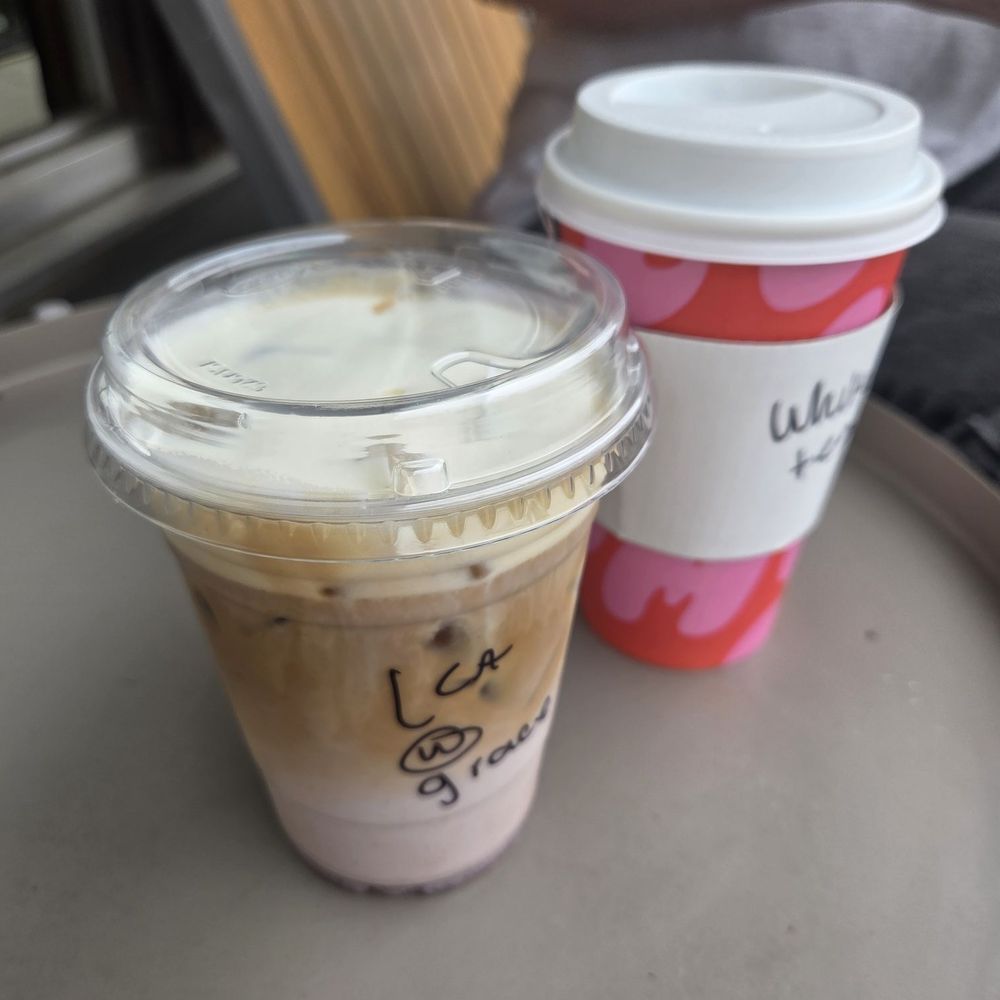 Slow Bloom Coffee - white tea and seasonal cherry latte - Coffee & Tea Near Me - Redlands, California Slow Bloom Coffee - white tea and seasonal cherry latte - Coffee & Tea Near Me - Redlands, California