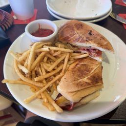 Cuban and pomme frites Cuban and pomme frites