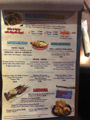 Menu photo 5 La Cueva del Mar San Juan, PR Menu photo 5 La Cueva del Mar San Juan, PR