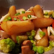 Photo of Charlie Was a Sinner - Philadelphia, PA, United States. Potato gnocchi ($16). Basil puree was intense, but this was fairly tasty.